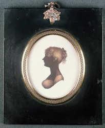 Silhouette von Cassandra Austen, ca. 1809
